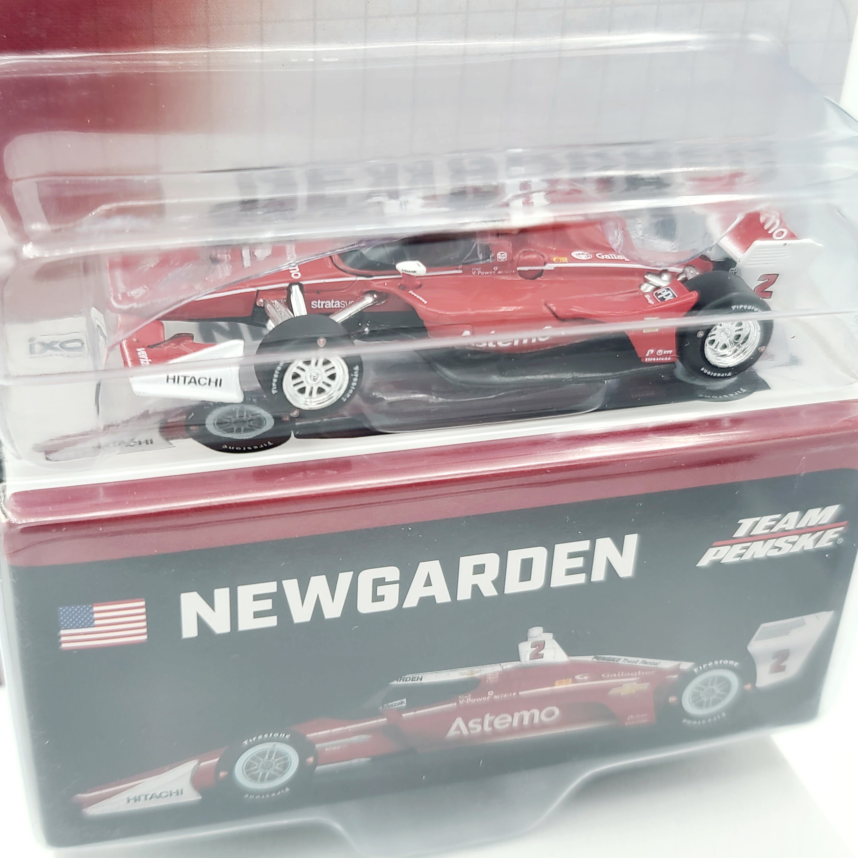 IXO Model Cars - Hitachi #2 Josef Newgarden "Penske", 1:64 scale (2025 NTT INDYCAR Series)